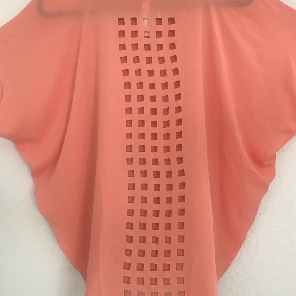 S-Twelve Large Peach Blouse - Picture 5 of 8